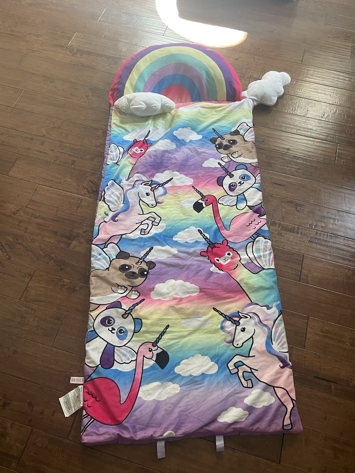 Justice Unicorn Party Sleeping Bag Girls One Size