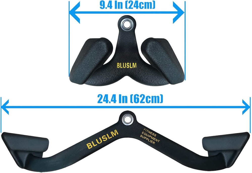 LAT Pull Down Bar for Cable Machine, LAT Pulldown Attachments T Bar V Bar Cable