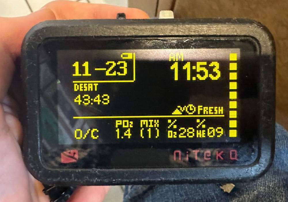 Dive Rite NiTek Q Techical Diving Computer Nitrox/Timix