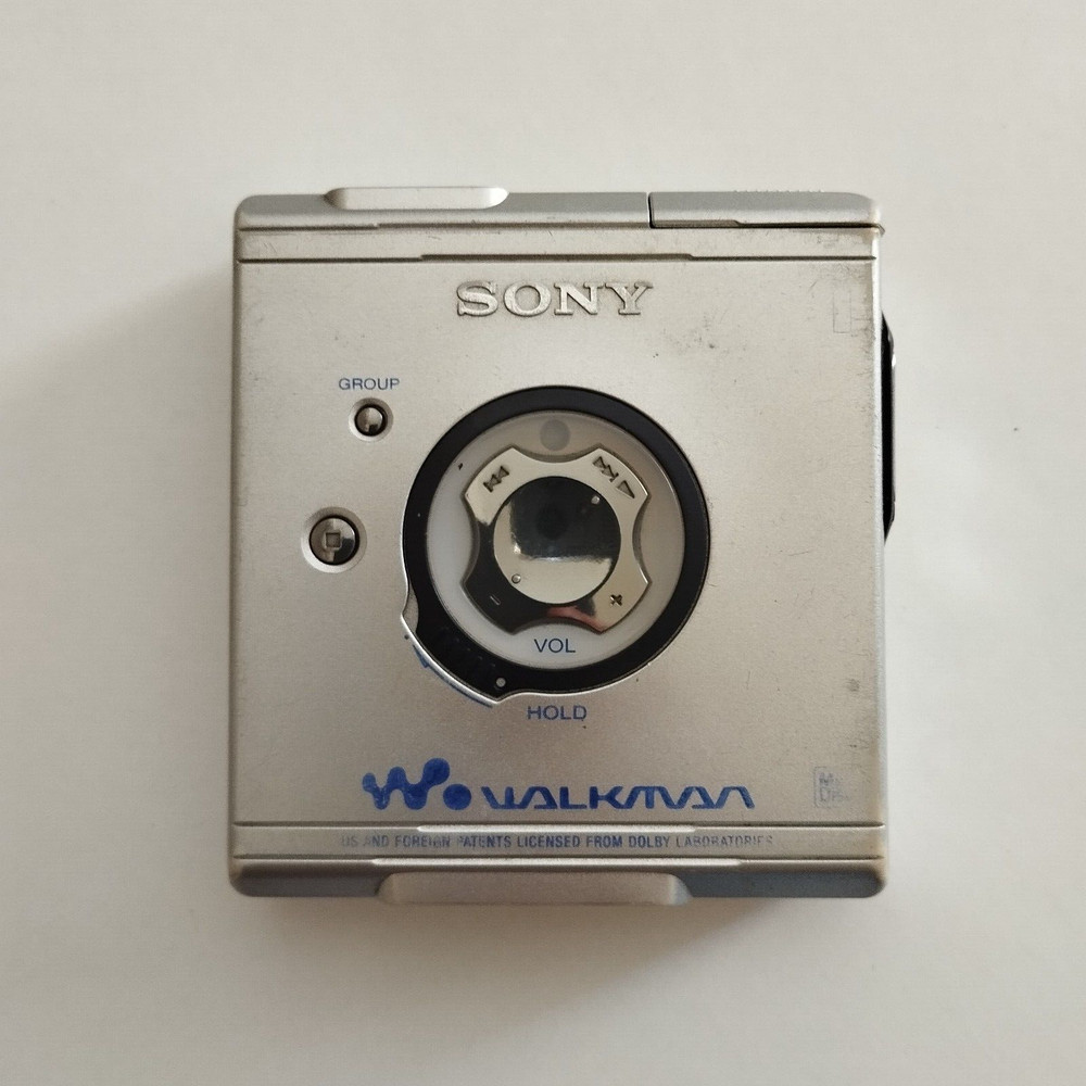 Sony MZ-E501 MD MiniDisc Walkman Only Player Silver Fully Working