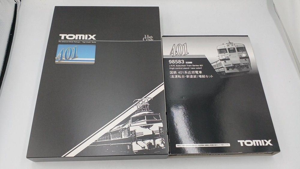 TOMIX 98582+98583 Iron 401 Suburban Train Basic Set+Additional 171609