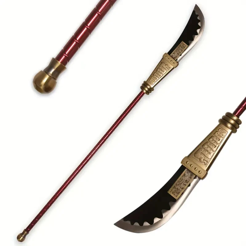 77''Metal katana Sword, White Beard Pirates one piece Moon Blade,Edward Newgate