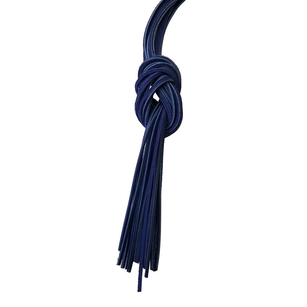 Navy - 72" Bulk Genuine Leather Heavy Duty Boot Lace