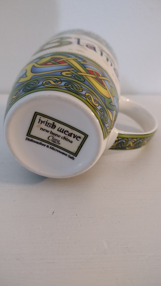 Irish Weave Ceramic Mug with Slainte One Mug
