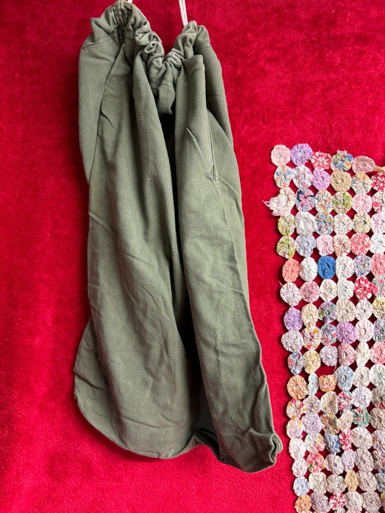 Vintage Army Drawstring Laundry Bag Pre-owned