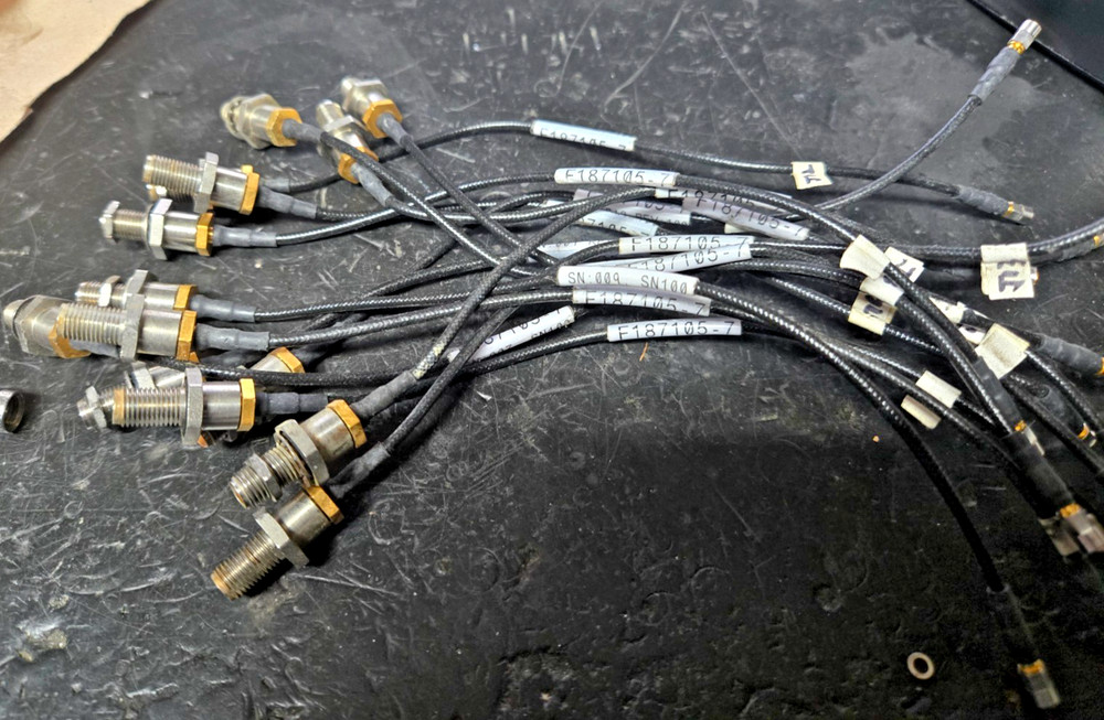 12x Precision RF Cable Assemblies – 3.5mm Air‑Dielectric to Mini Threaded RF – 7