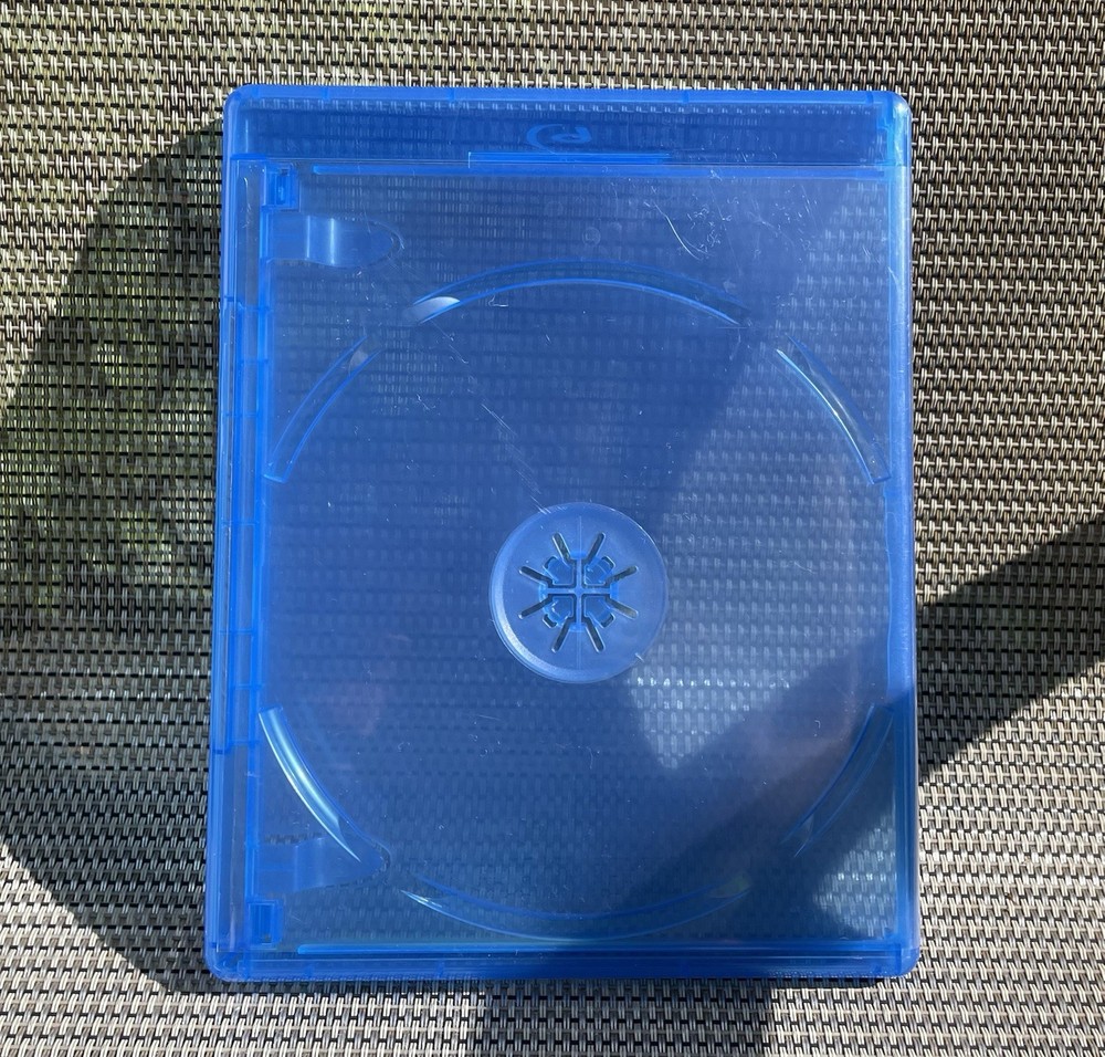 Blu-ray Replacement Case Logo Slim 6mm Single Disc w/ Outer Plastic