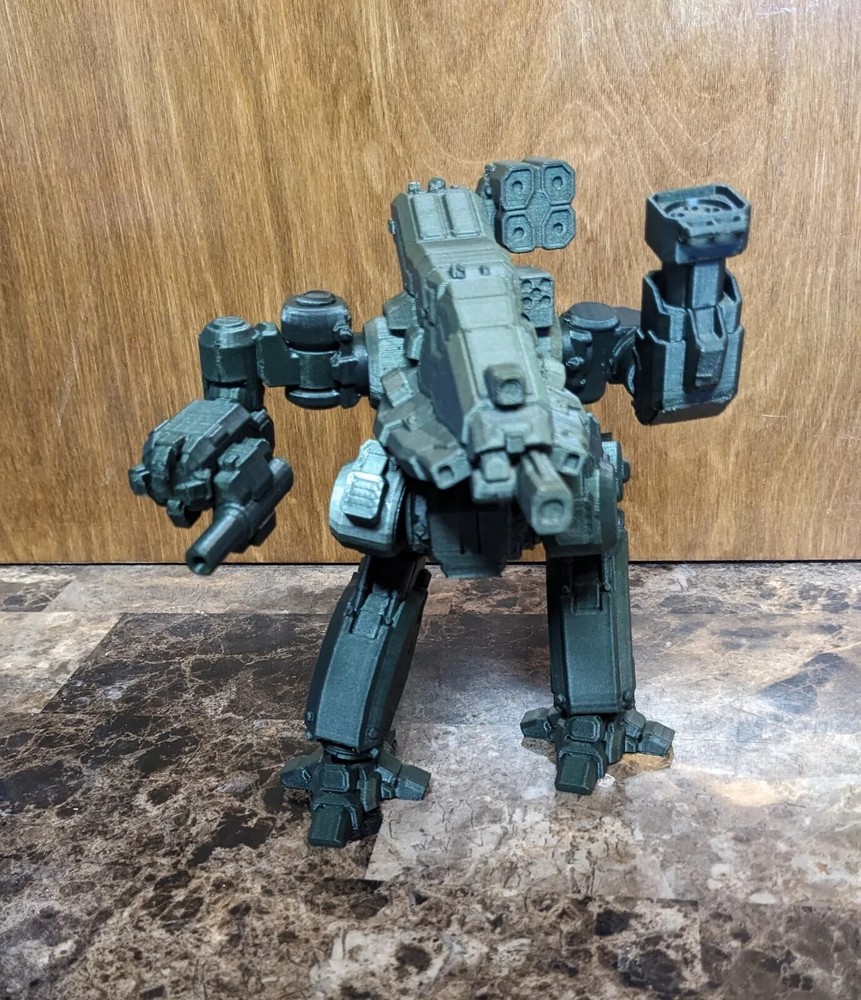 Mech Figurine - Bushwacker; 7" Size, Articulated