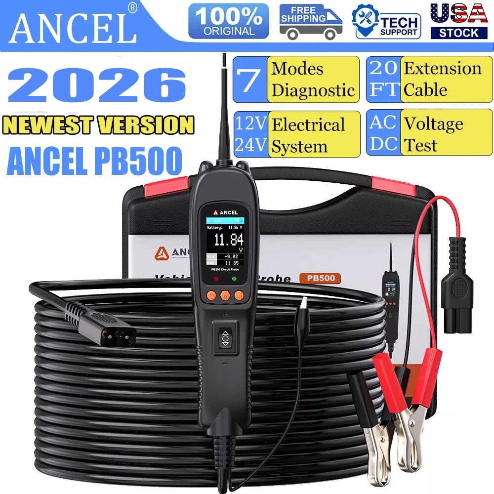 ANCEL PB500 Circuit Probe Tester Kit Tool AC/DC Voltage Electrical System Test