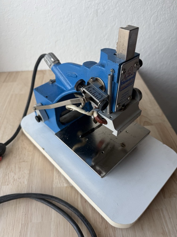 Howard Personalizer Hot Foil Imprinting Machine No Attachments. Machine Only