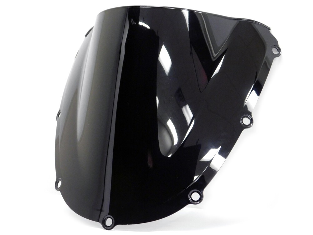 ABS Black Double Bubble Windscreen Windshield for 2002-2003 Honda CBR954RR