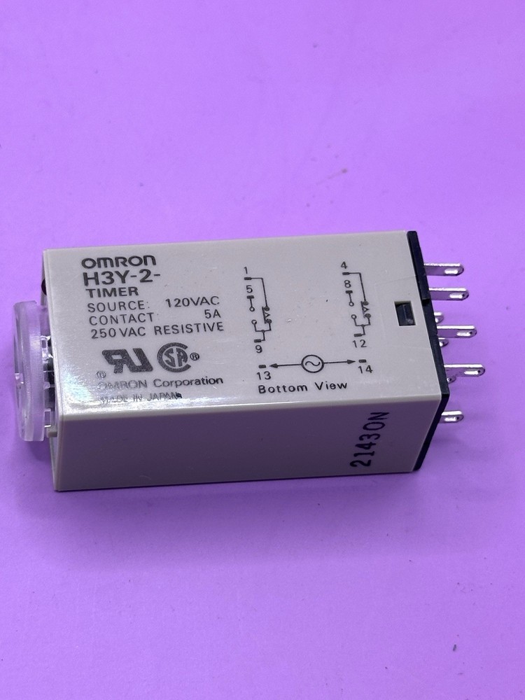 Lot Of 3. Omron Solid State Timer H3Y-2