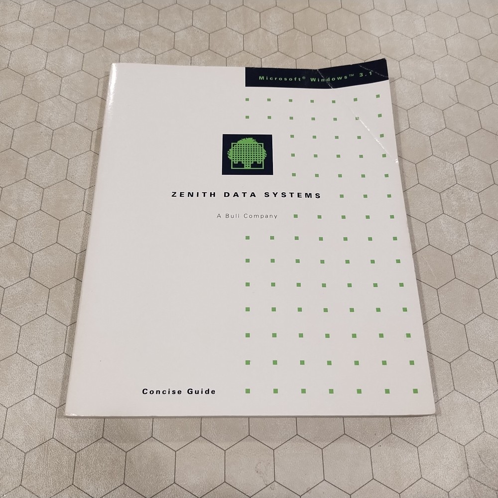 Zenith Data Systems Microsoft Windows 3.1 Concise Guide, 1992