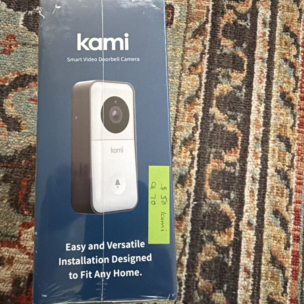 kami Doorbell Camera Smart Home Security White