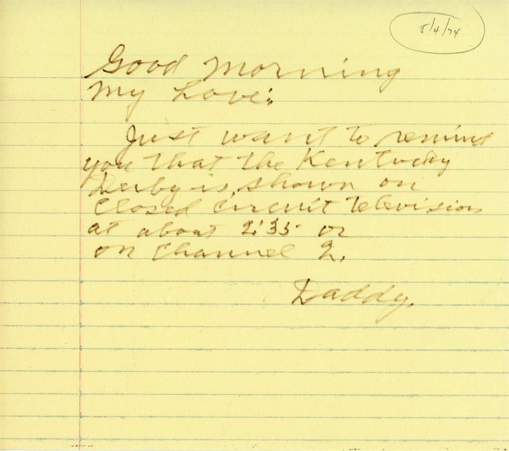 General Omar Bradley- Signed Handwritten Note