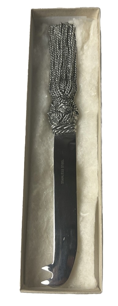 Stainless Steel Long Handle Hors d’oeuvre Pattern Rope Spread