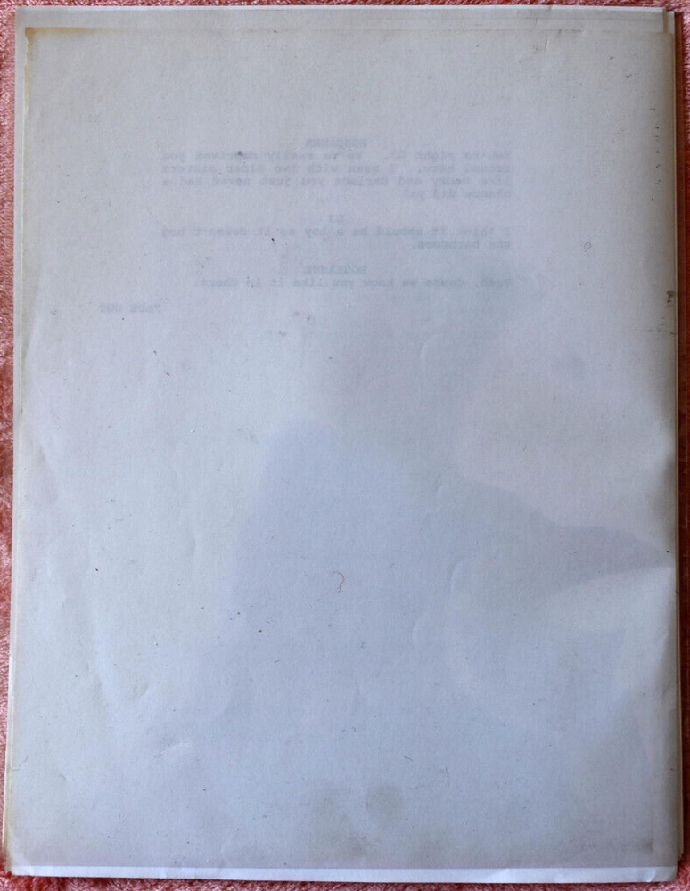 1993 Roseanne " Designer Diner "Original Screenplay Script First Draft