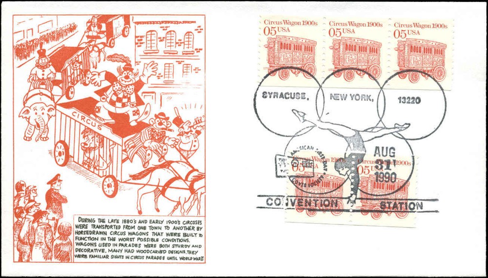 US FDC #2452 Unknown Designer Cachet Syracuse, NY