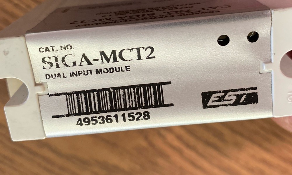 EST EDWARDS SIGA-MCT2 Dual Input Module Fire Alarm