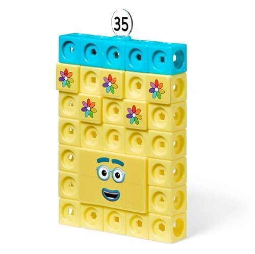 Numberblocks MathLink Cubes Activity Set 31-40 - Early Math Skills, Counting Toy