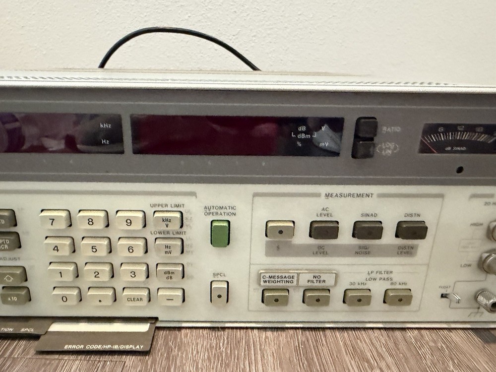 HP 8903B Audio Analyzer - Powers On but Untested