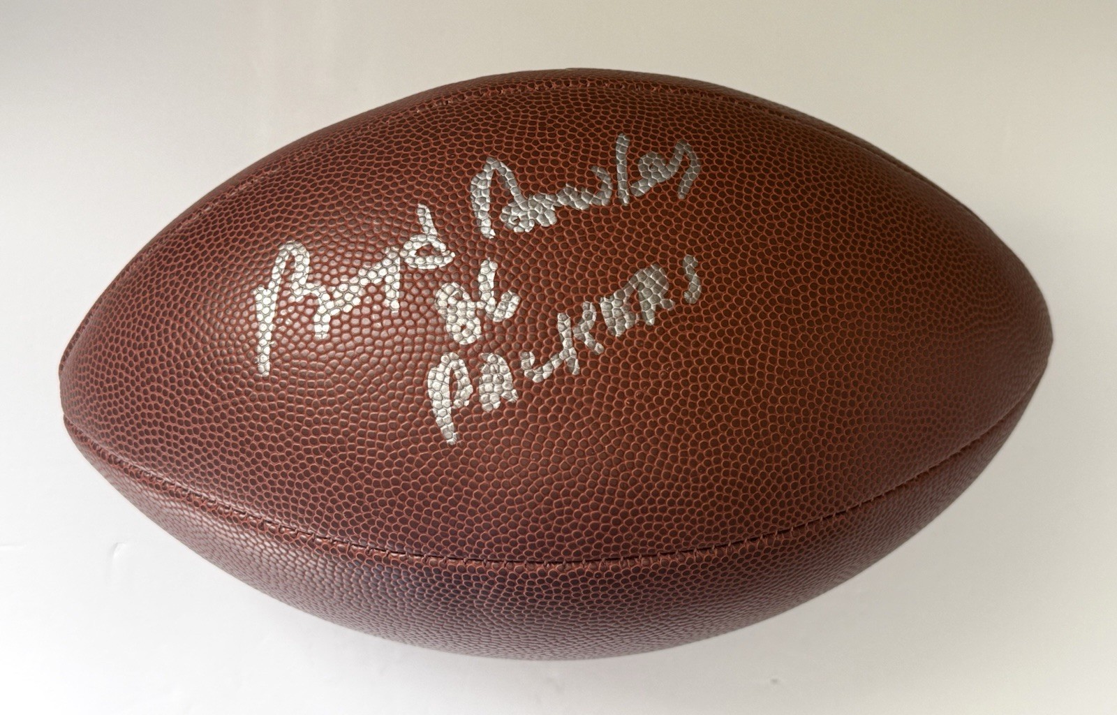 Boyd Dowler Signed NFL Football Green Bay Packers Wilson Ball