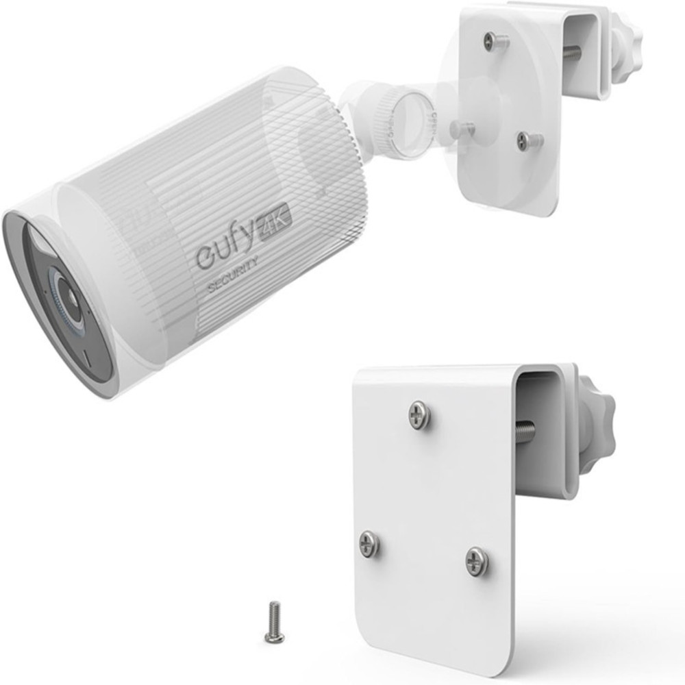 Gutter Mount for Eufy CCTV E330 Aluminium Bracket 360° Adjustable Wall Fitting