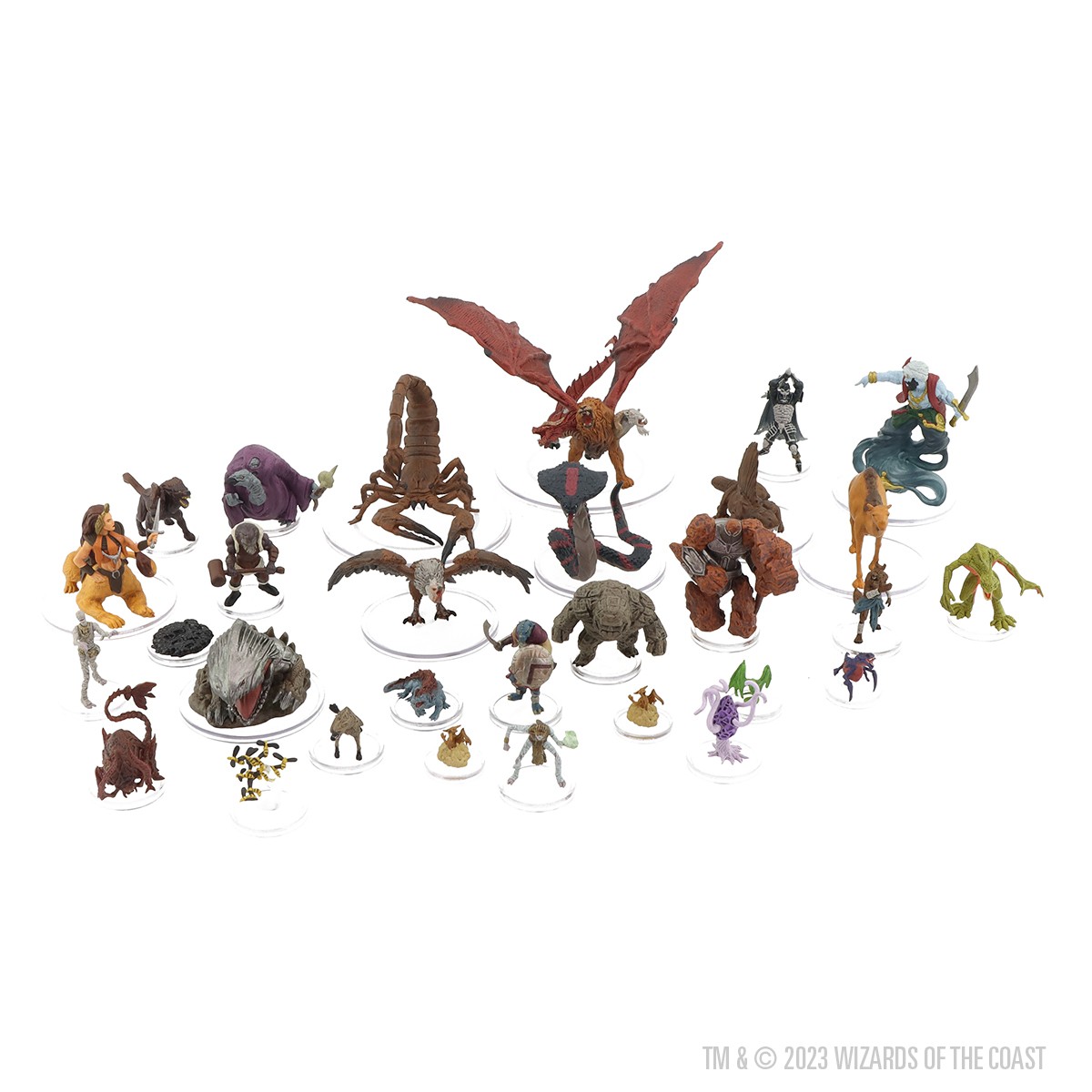 D&D Icons of the Realms Sand & Stone 8 ct Booster Brick