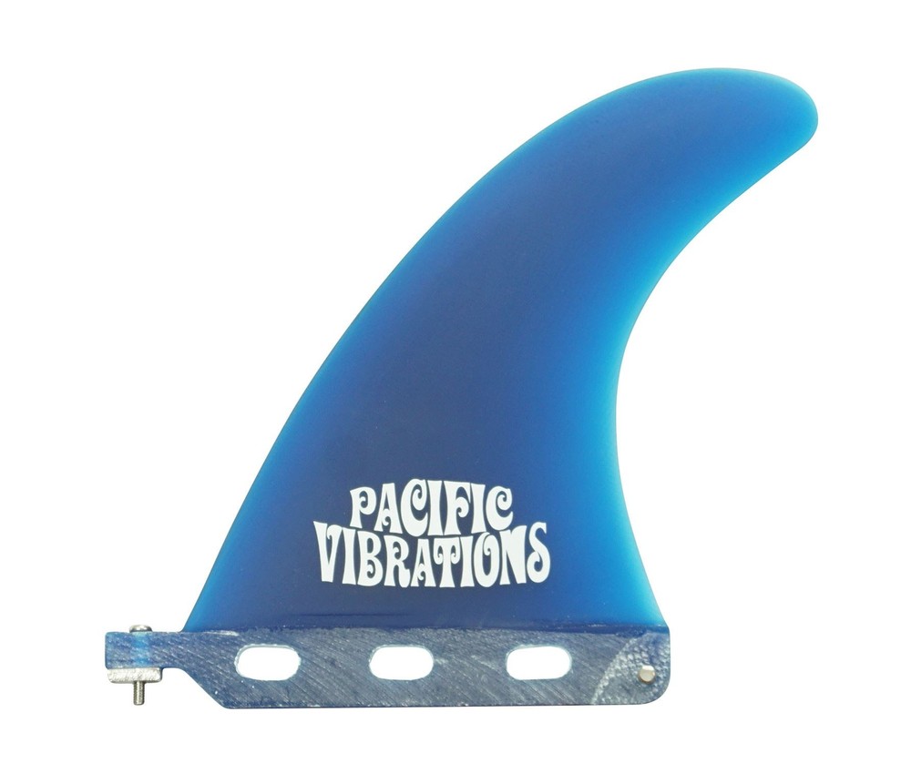 Pacific Vibrations Surfboard Longboard 6" Fin Performer