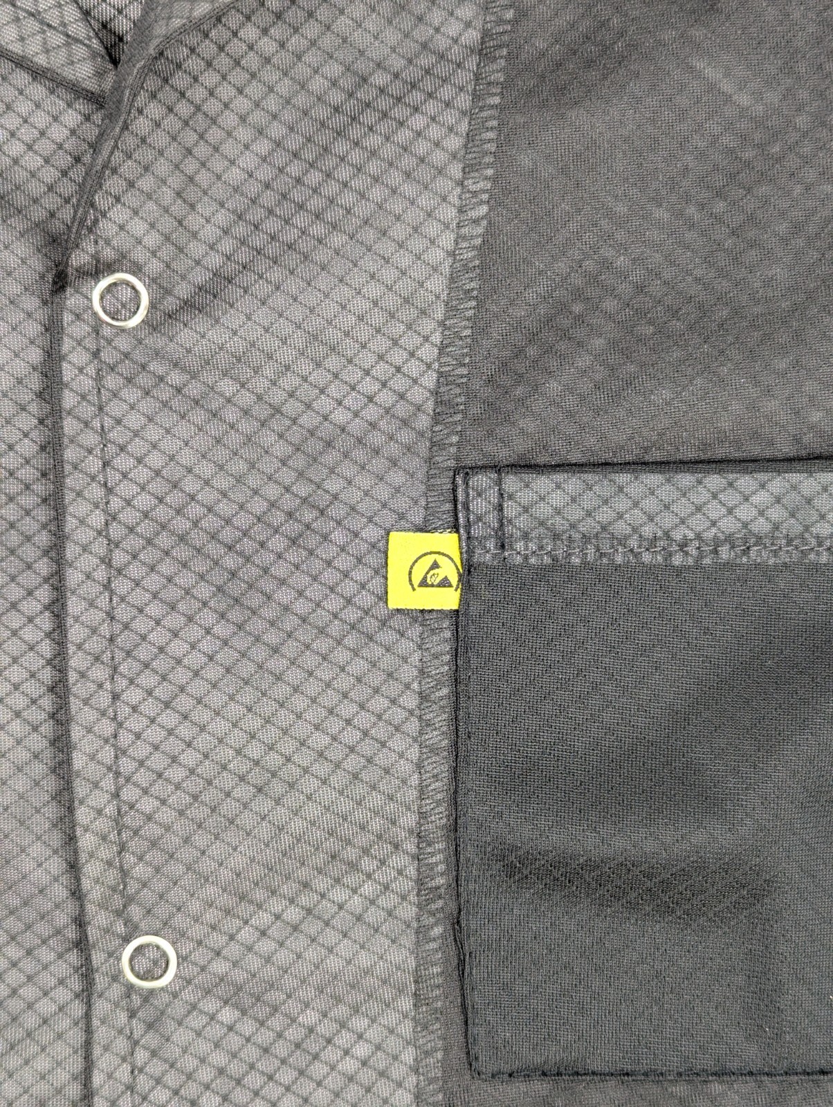 NOS! Transforming Tech ESD Jacket, Lightweight Poly-Carbon Blend 2XL Black