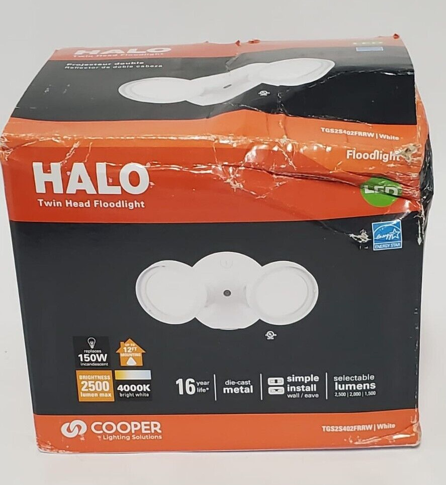 HALO, LED WHITE FLOODLIGHT TGS2S402FRAW