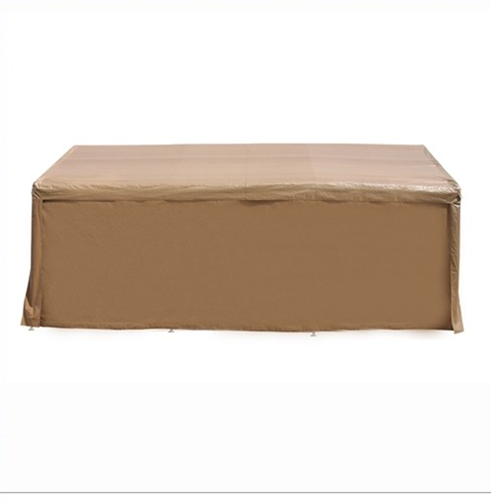 10x20 canopy tarp set (5)pc Beige paneling and top set Valanced tarp Kit Carport