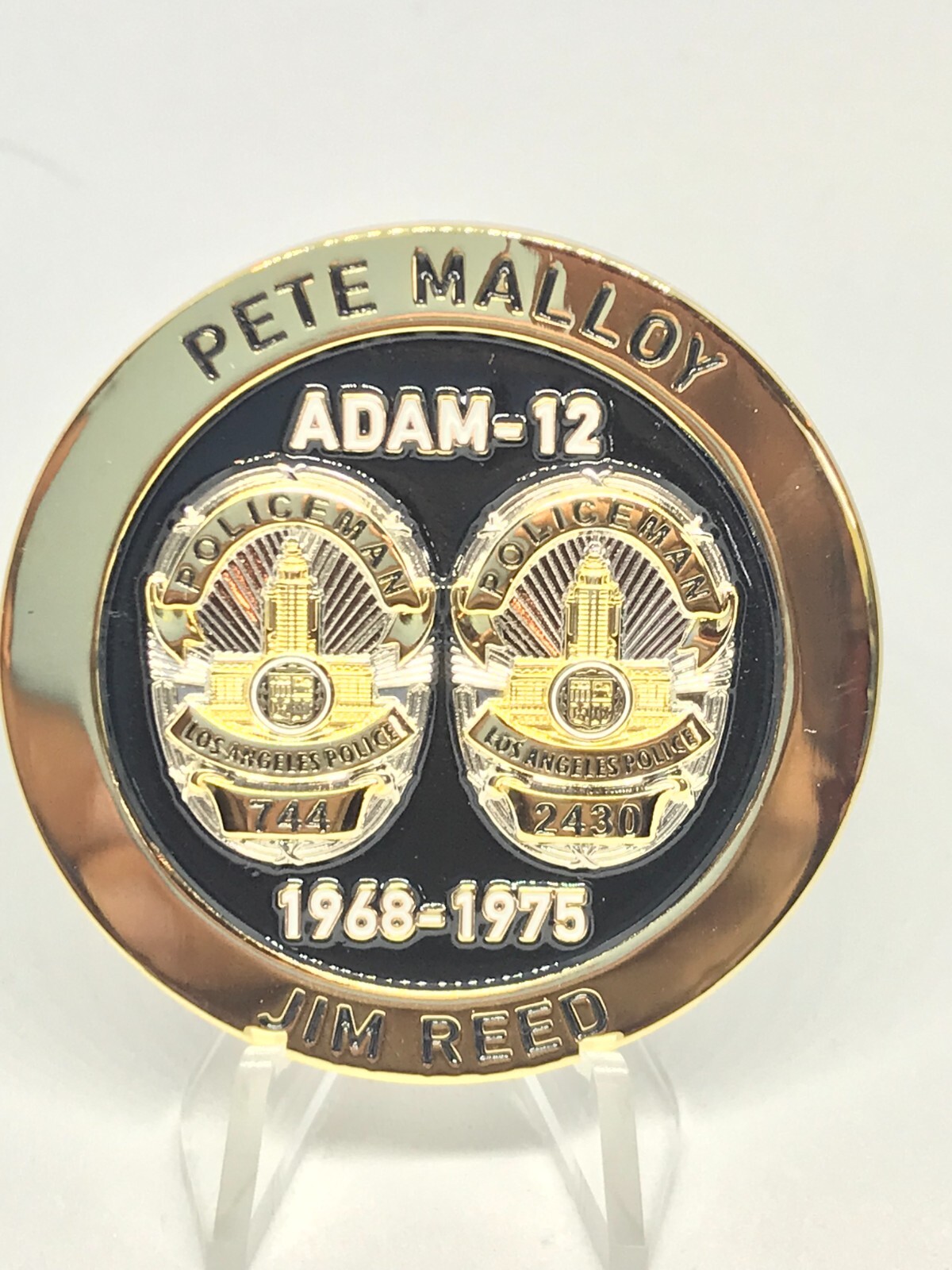 Adam 12 - LAPD - Collectable Challenge Coin - Los Angeles - Police - LEO
