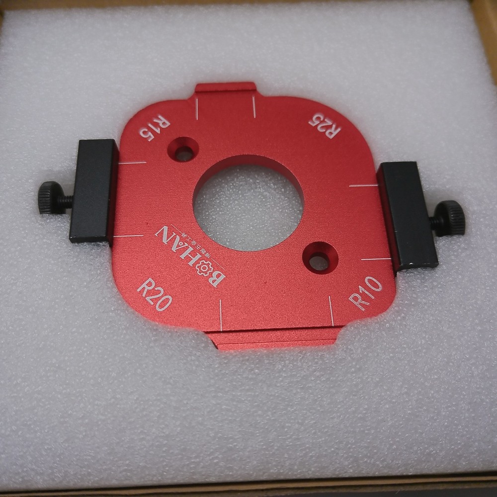 Router Corner Radius Template 4-in-1 Arc Angle Positioning Tool