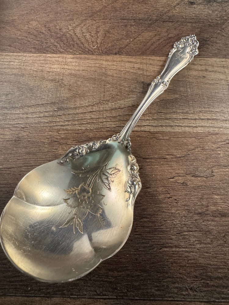 Holmes & Edwards Bonbon Scoop Casserole Server Spoon Imperial Pattern  Monogram