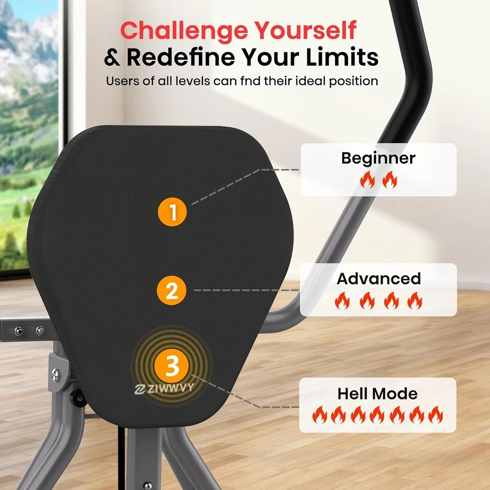 AB Swing Infinity - Foldable Home Ab Workout Machine for Core Strength & Fat Los