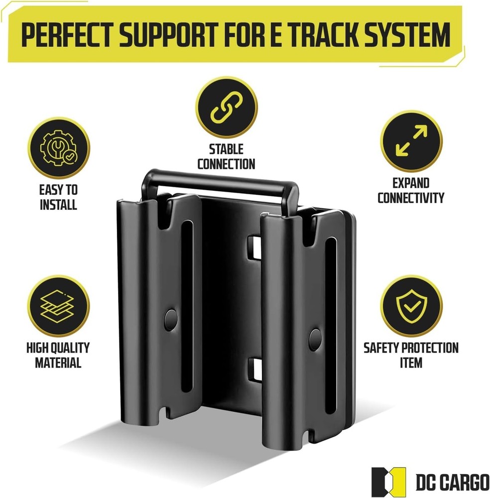 Versatile Heavy-Duty E-Track Connectors - Transform Accessories - 10 Pack