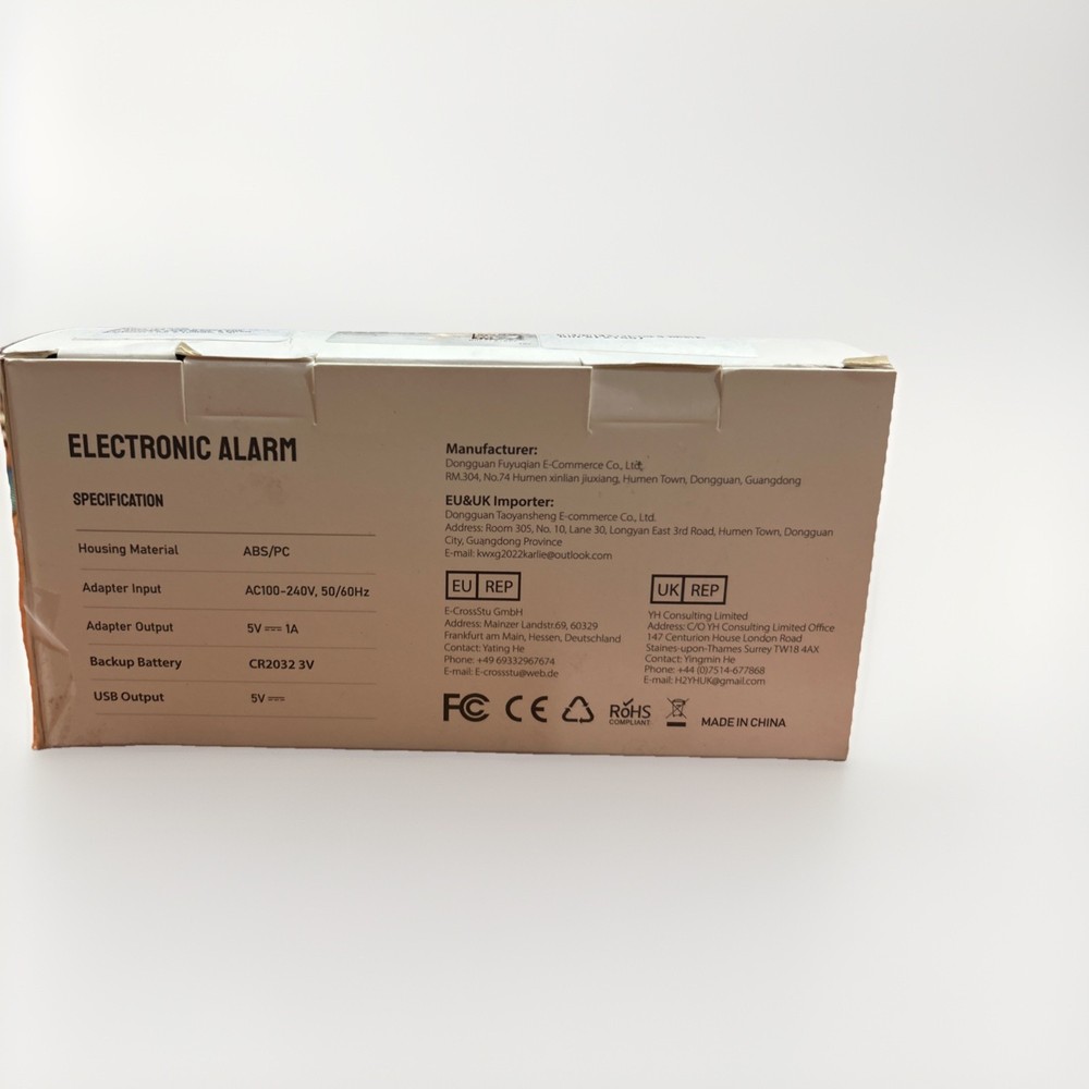 Electronic Alarm Clock Model: TCA- 245