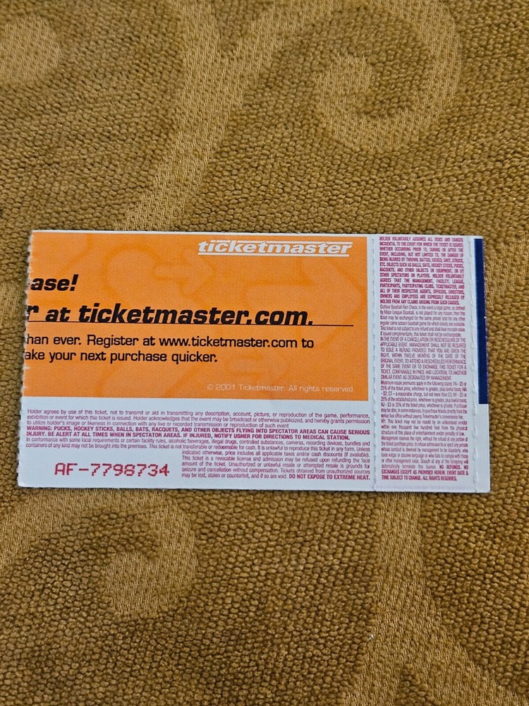 2002 MERLE HAGGARD TICKET STUB JACKSON CA