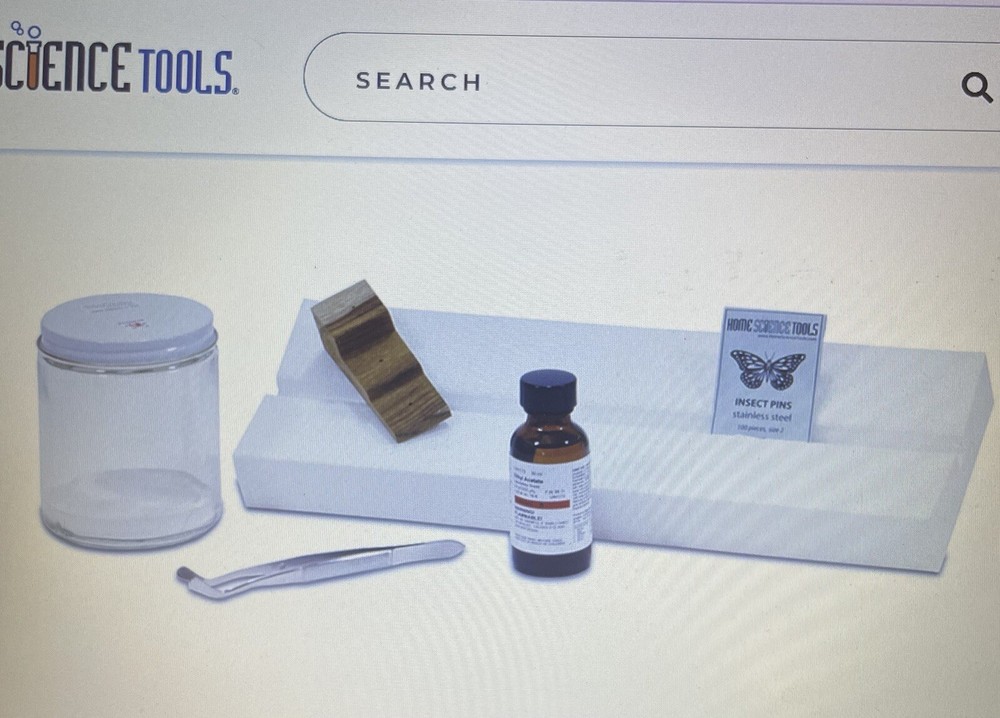 Basic Insect Collection Kit : Home Science Tools  NEW in original packaging box!