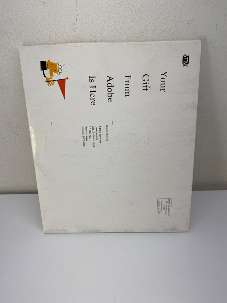 VTG ADOBE Type Manager ATM Macintosh Version 3.5” Floppy w/ User Guide + Folder