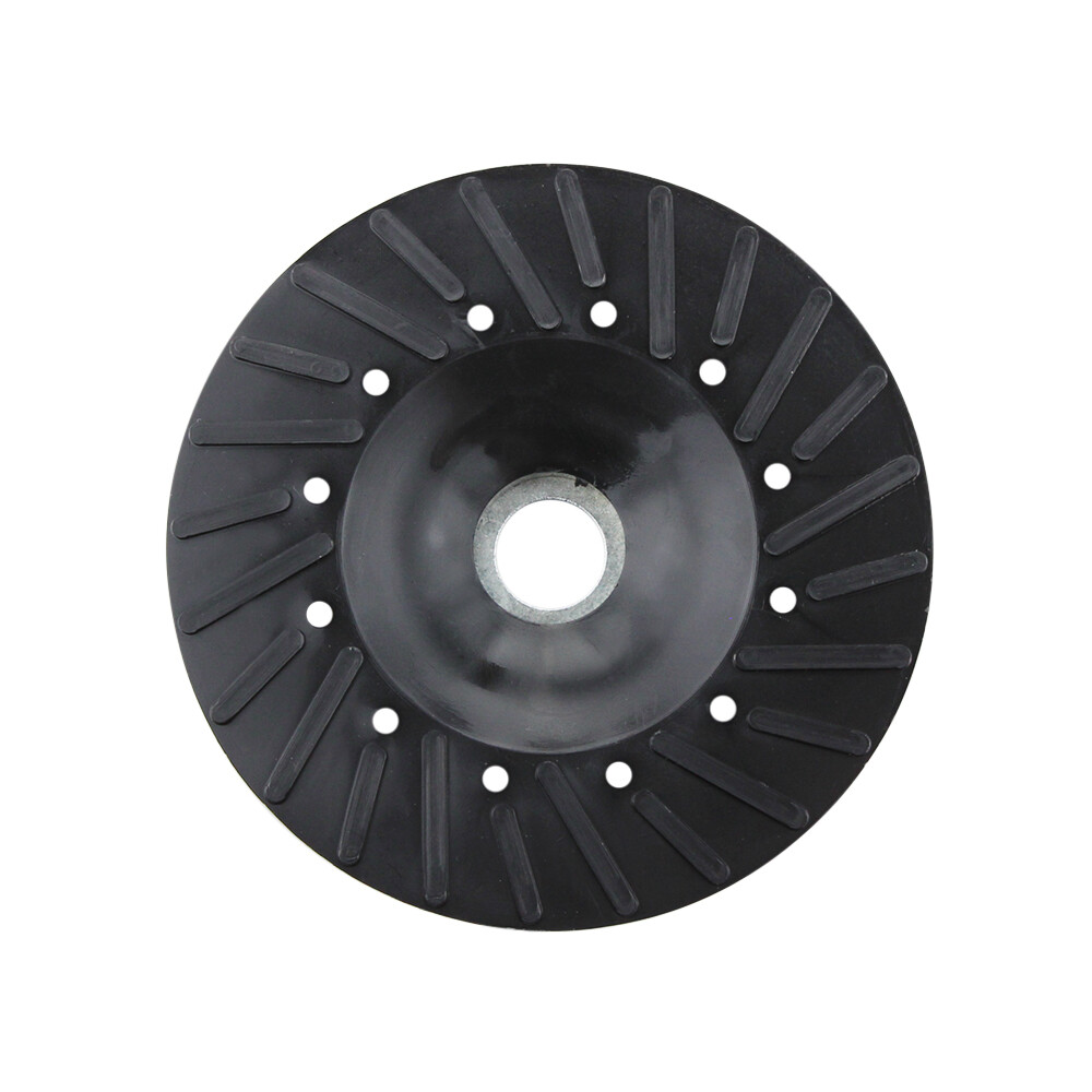 4-1/2" x 5/8"-11 Resin Fiber Disc Backing Pad with Lock Nut for Angle Grinder