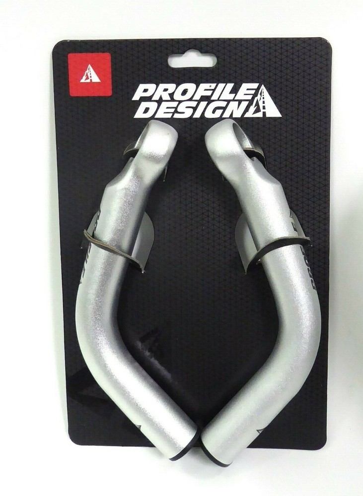 Profile Design Boxer Bar Ends Silver