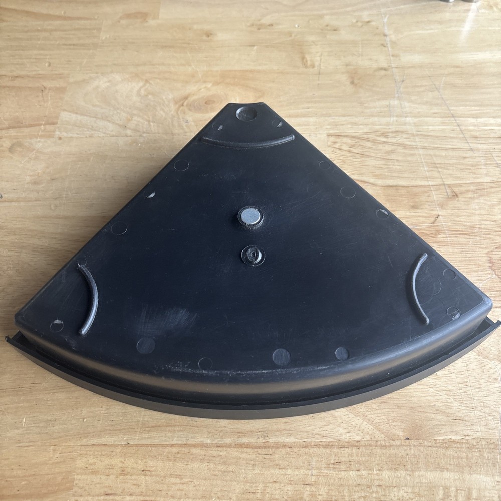 Craftsman Triangular Pie Shaped Magnetic Tray Bin Tool Box Organizer Black READ!