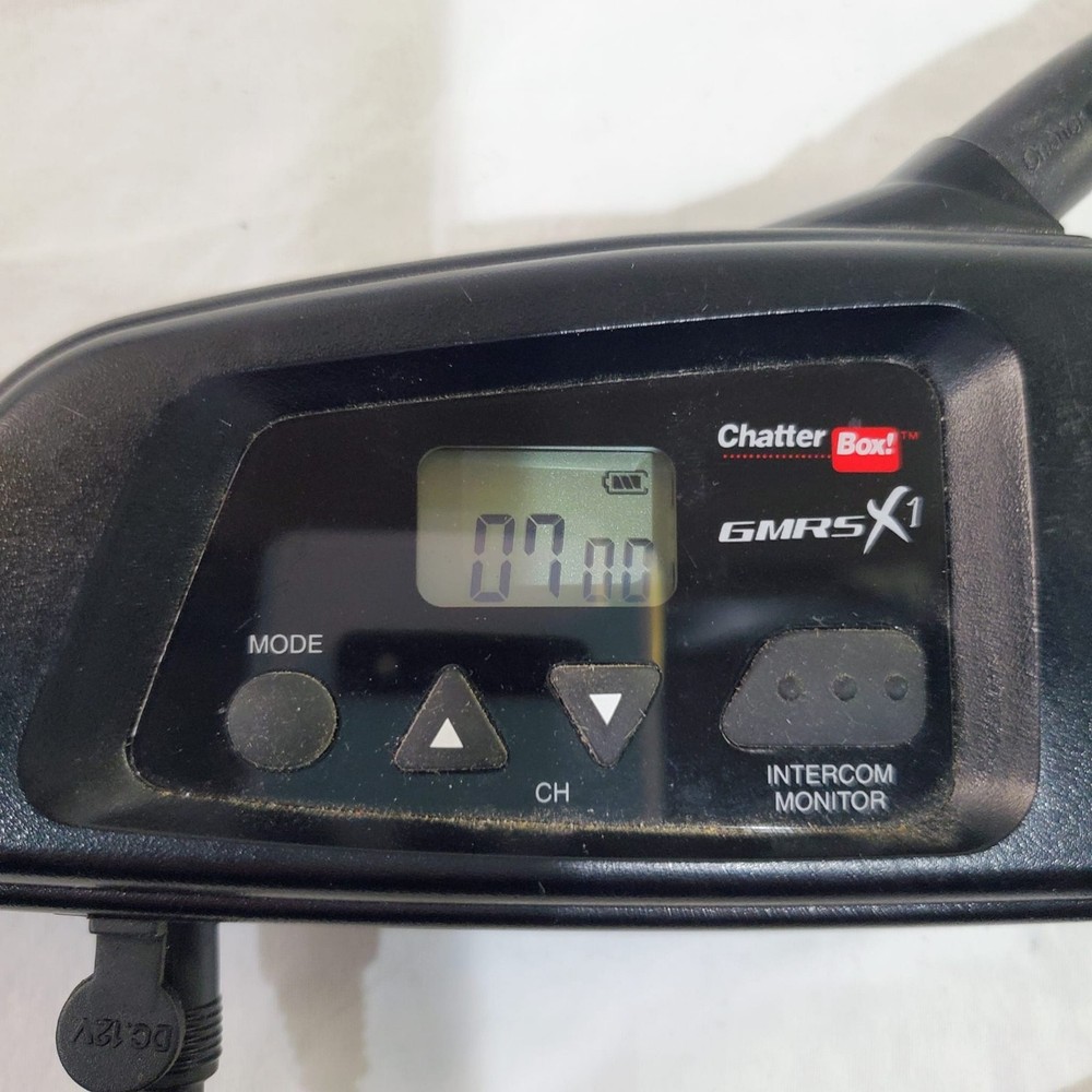 Chatterbox GMRS X1 Transmitter Communication Head, Full Face Kit- Missing Headse