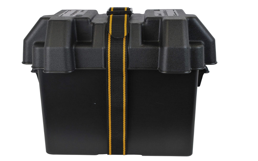 Marine Battery Boxes Large Handles Rolled Edges RV Camping Solar Box 24 Series