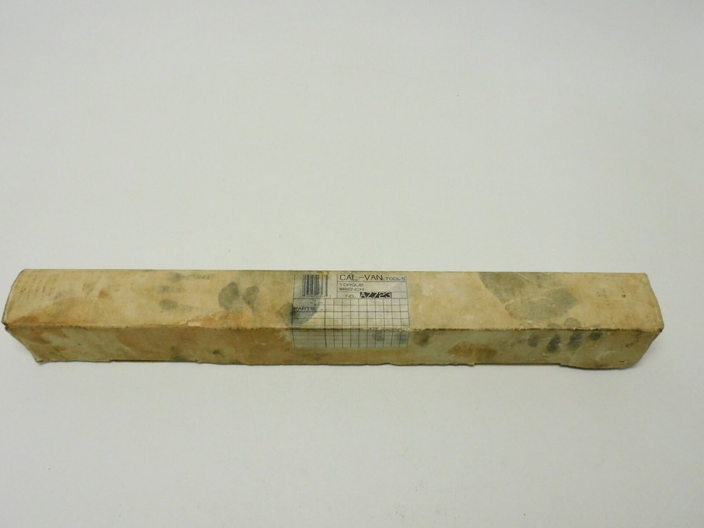 Vintage Cal-van Tools Micro Adjustable Torque Wrench No. AZ723