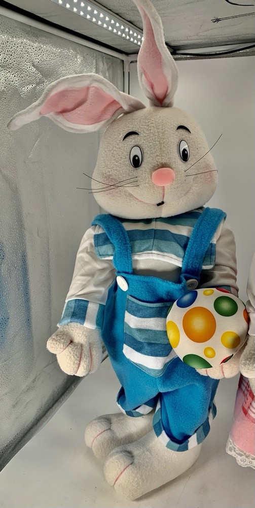 Vintage Easter Bunny Rabbit Door Greeter Two 32”