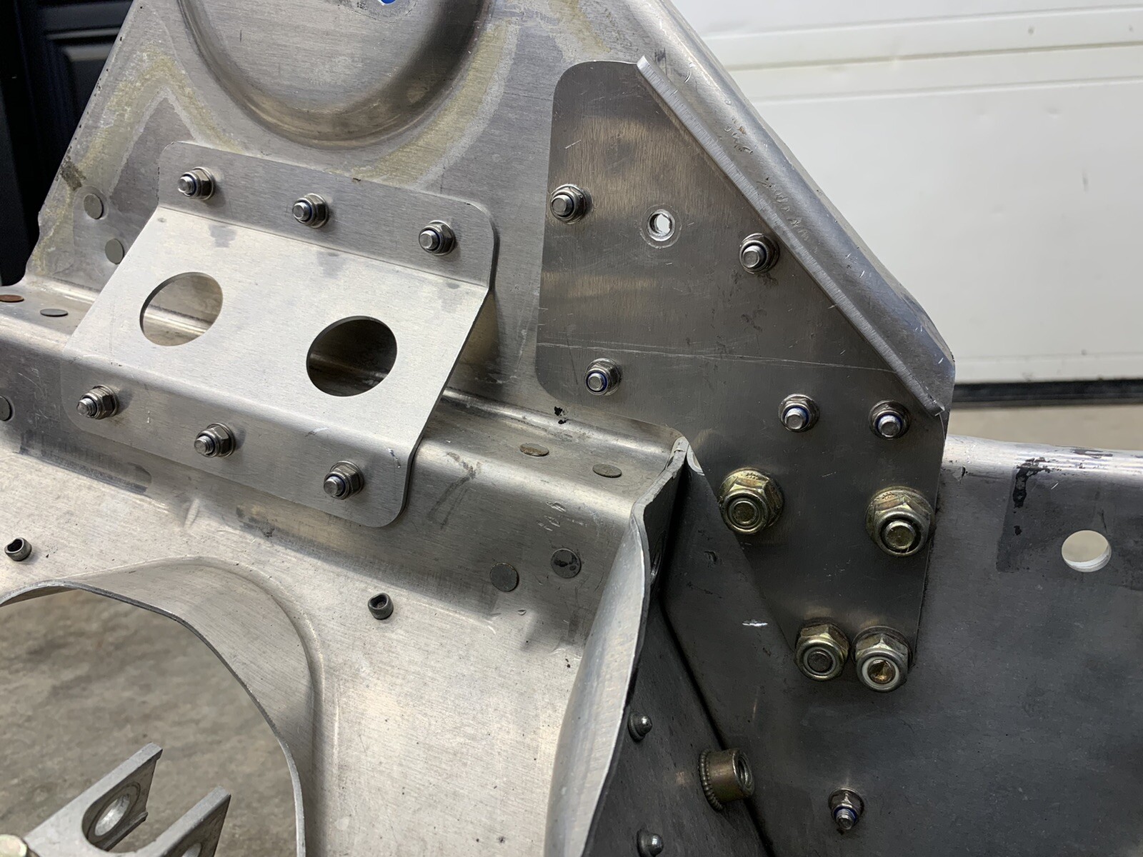 Jay Favel SkiDoo Rev Nun Bulkhead Brace Kit Ski-Doo Braces 7 Pieces SS Hardware