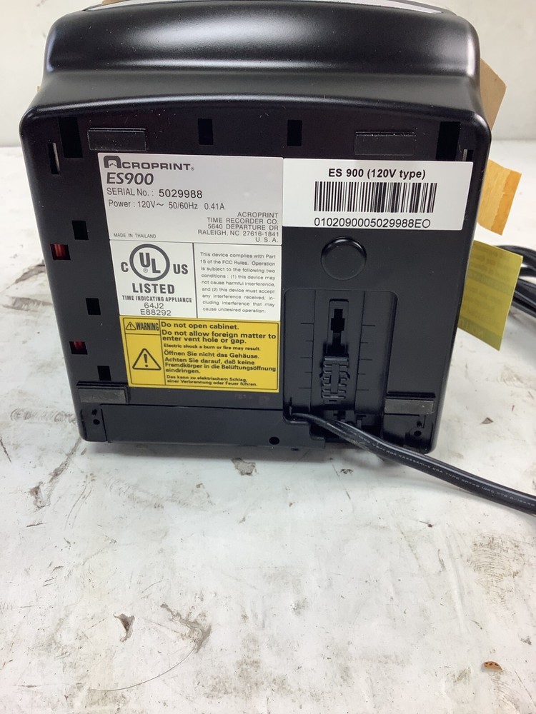 Acro Print ES900 Time Recorder